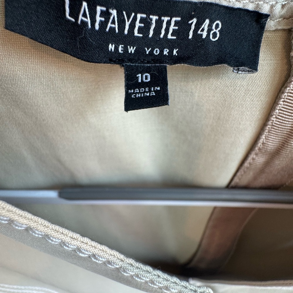 Lafayette 148 Rochelle Fit Flare Dress Sz 10 - Picture 3 of 6